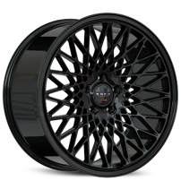 22" Koko Kuture Wheels Classica Gloss Black Flow Formed Rims