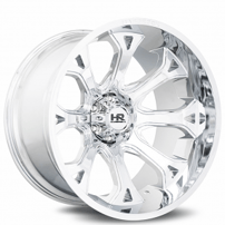 26" Hardrock Wheels H505 Bloodshot Xposed Chrome Off-Road Rims