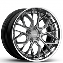 24" Staggered Variant Forged Wheels Designer DCK-3P+ Custom Finish Rims