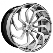 22" Staggered Lexani Forged Wheels LF-Luxury LZ-770 Static Custom Finish Forged Rims