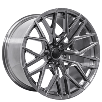 21" Lexani Forged Wheels LF-Luxury LZ-786 Phoenix Gunmetal Forged Rims