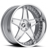 24" Staggered Forgiato Wheels Classico Chrome Forged Rims