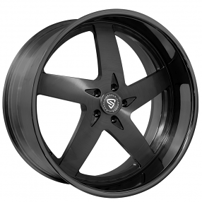 22" Staggered Snyper Forged Wheels Bullet Full Black Rims