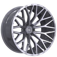 22" TIS Wheels 566BSM Silver with Machined Face Off-Road Rims