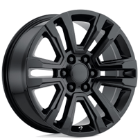 22" Performance Replicas Wheels PR182 Gloss Black Rims