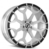 21" Staggered Forgiato Wheels Capolavaro-M Custom 2 Tone Forged Rims