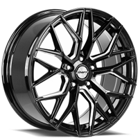 18" Shift Wheels Spring Gloss Black Milled Rims