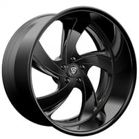 26" Snyper Forged Wheels Maxxim Full Black Rims