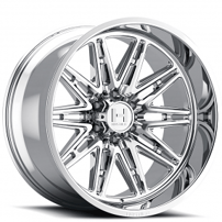 22" Hostile Wheels H126 Maniac Chrome Off-Road Rims