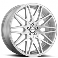 18" Shift Wheels Formula Silver Machined Rims 