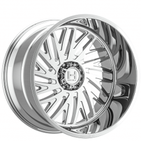 24" Hostile Wheels H131 Syclone Chrome Off-Road Rims