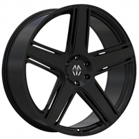 24" Massiv Wheels 926 Classico Full Gloss Black Rims