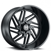 20" Hostile Wheels H116 Jigsaw Satin Black Off-Road Rims