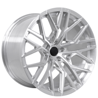 21" Lexani Forged Wheels LF-Luxury LZ-786 Phoenix Silver Forged Rims