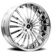 19" Staggered Artis Forged Wheels Coronado Chrome Rims