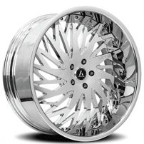 20" Staggered Artis Forged Wheels Northtown Chrome Rims 