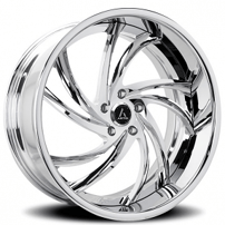 21" Artis Forged Wheels Twister Chrome Rims