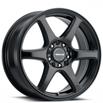 18" Raceline Wheels 146B Matrix Gloss Black Rims 