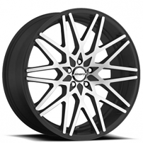 22" Shift Wheels Formula Gloss Black Machined Rims 