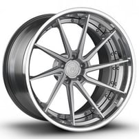 22" Staggered Rohana Forged Wheels RFG1 Custom Finish Rims