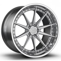 22" Staggered Rohana Forged Wheels RFG10 Custom Finish Rims