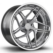 22" Staggered Rohana Forged Wheels RFG11 Custom Finish Rims