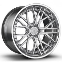 21" Staggered Rohana Forged Wheels RFG3 Custom Finish Rims