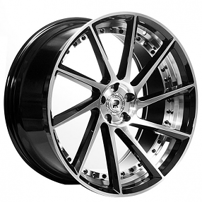 20x8.5/10" ERW ERW-3 Black Machined Wheels (5x114/112/120, +35/40mm) 