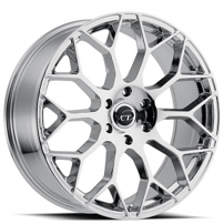 22x8.5" VCT Wheels V82 Chrome Rims 