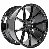 19" Staggered AC Wheels AC10 Gloss Black Deep Concave Rims