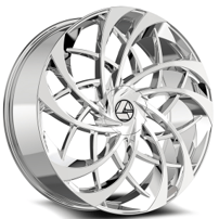 28" Azara Wheels AZA-540 Chrome Rims