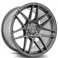 18" Staggered Curva Wheels CFF300 Matte Gunmetal Flow Forged Rims 