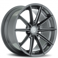 20" Curva Wheels CFF46 Gunmetal Flow Forged Rims