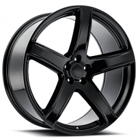 20" Dodge Hellcat HC2 Wheels FR 77 Gloss Black OEM Replica Rims