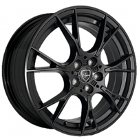 18" Elegant Wheels E006 Satin Black Rims