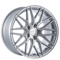 17" F1R Wheels F103 Brushed Silver Rims