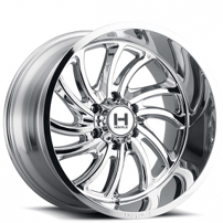 22" Hostile Wheels H118 Demon Chrome Off-Road Rims