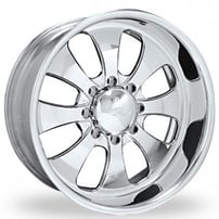 20" Intro Wheels Pentia HD8 Polished Welded Billet Rims