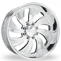 28" Intro Wheels Radicalli HD8 Polished Welded Billet Rims