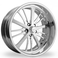 22" Intro Wheels Raider XLR Polished Welded Billet Rims