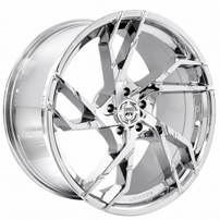 22" Staggered Lexani Wheels Alpha Chrome Rims