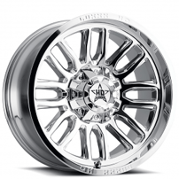 22" Luxxx HD Wheels LHD26 Chrome Off-Road Rims