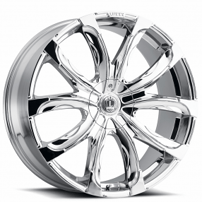 18" Luxxx Alloys Wheels Lux24 Chrome Rims