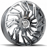 22" Luxxx Alloys Wheels Lux28 Chrome Rims