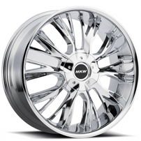 20" MKW Wheels M122 Chrome Rims 