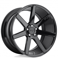 20" Staggered Niche Wheels M168 Verona Gloss Black Rims