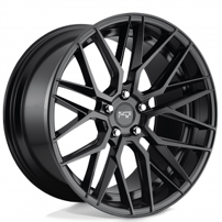 19" Niche Wheels M190 Gamma Matte Black Rims 