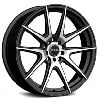 18" NS Wheels Tuner NS1503 Black Machined Rims