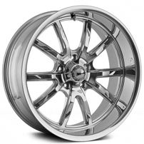 18" Staggered Ridler Wheels 650 Chrome Rims 