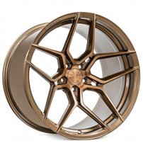 22" Rohana Wheels RFX11 Brushed Bronze Flow Formed Rims